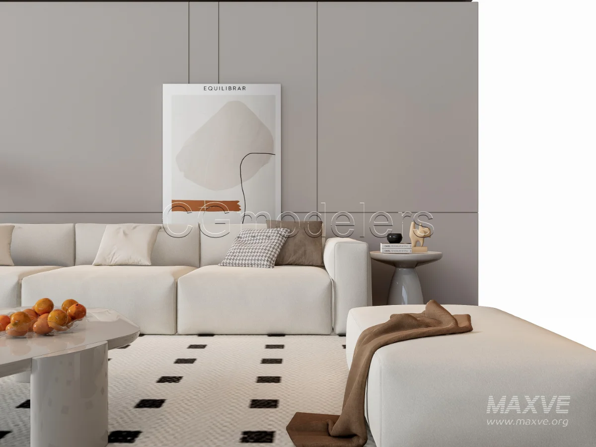 MODERN LUXURY LIVING ROOM SET 17 - Image 17