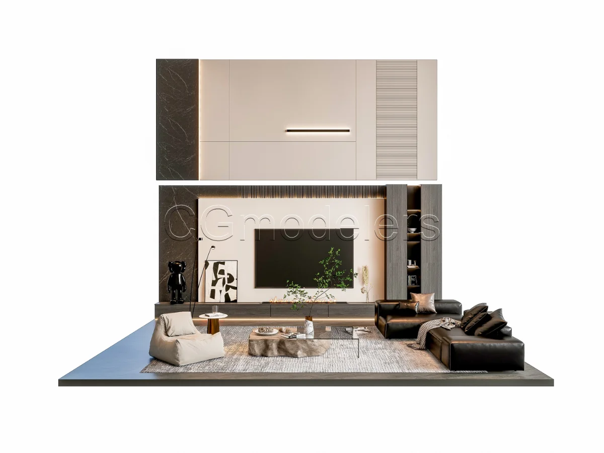 MODERN LUXURY LIVING ROOM SET 0 - Image 5