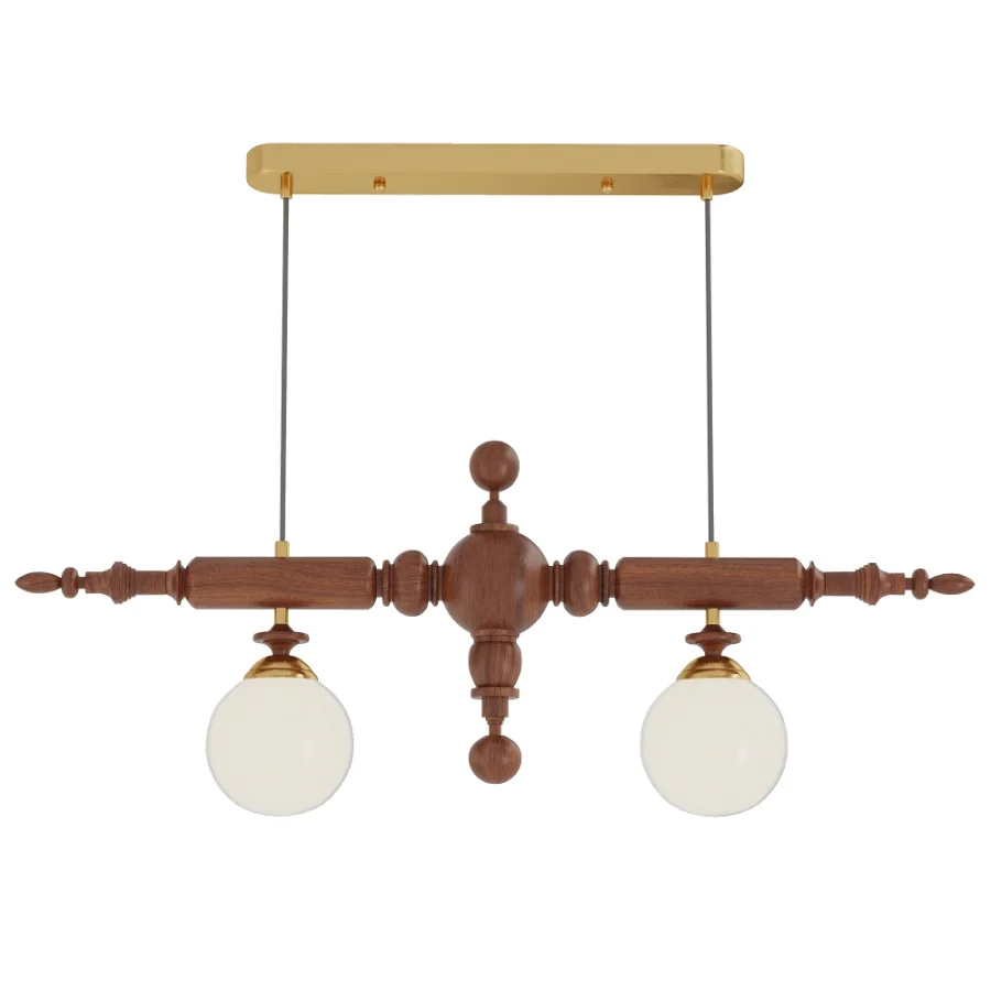 Cambridge Wooden Chandelier - Image 2