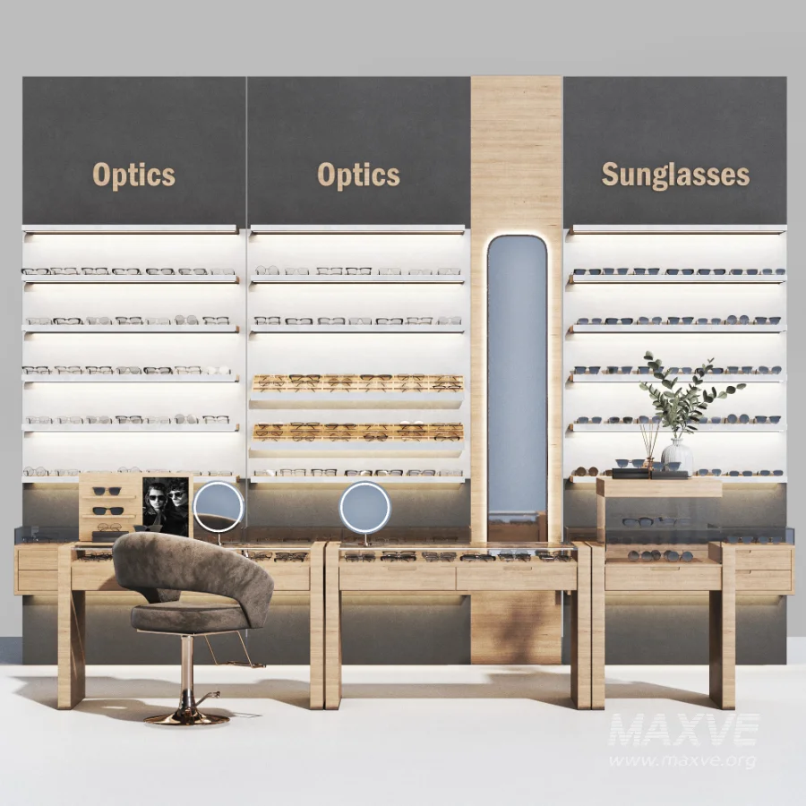 showcase 07 eyeglasses store optics - Image 1