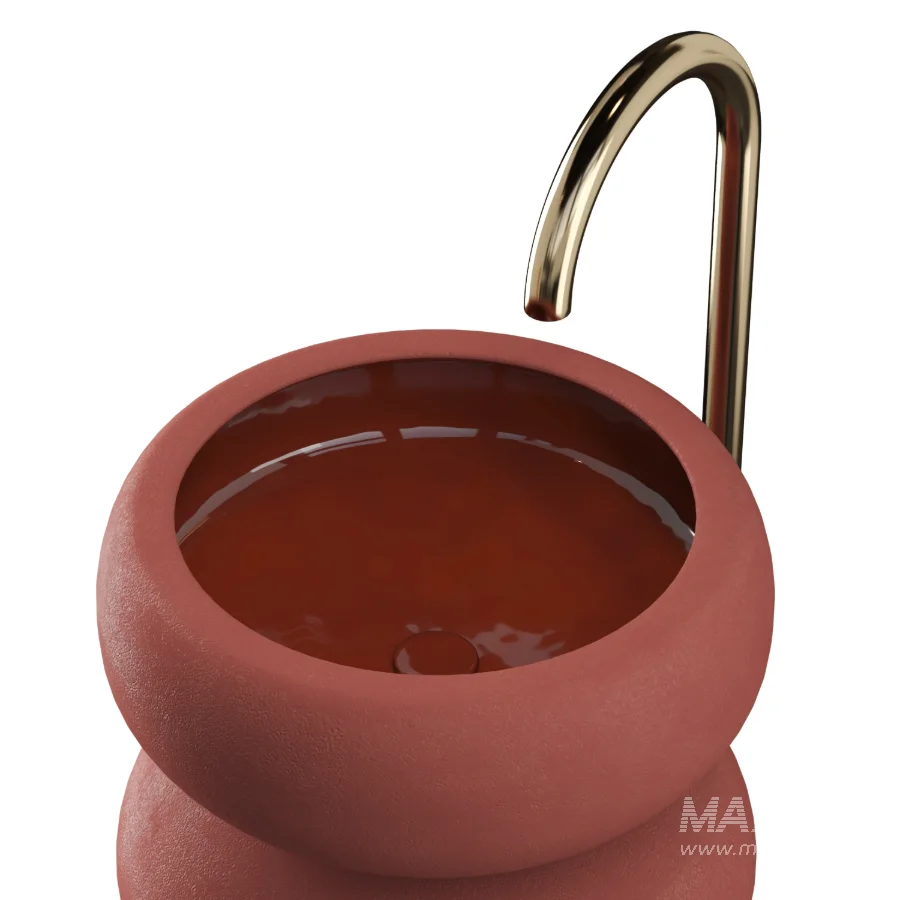 Freestanding Clay Basins FB IV | Studio LOHO - Image 3