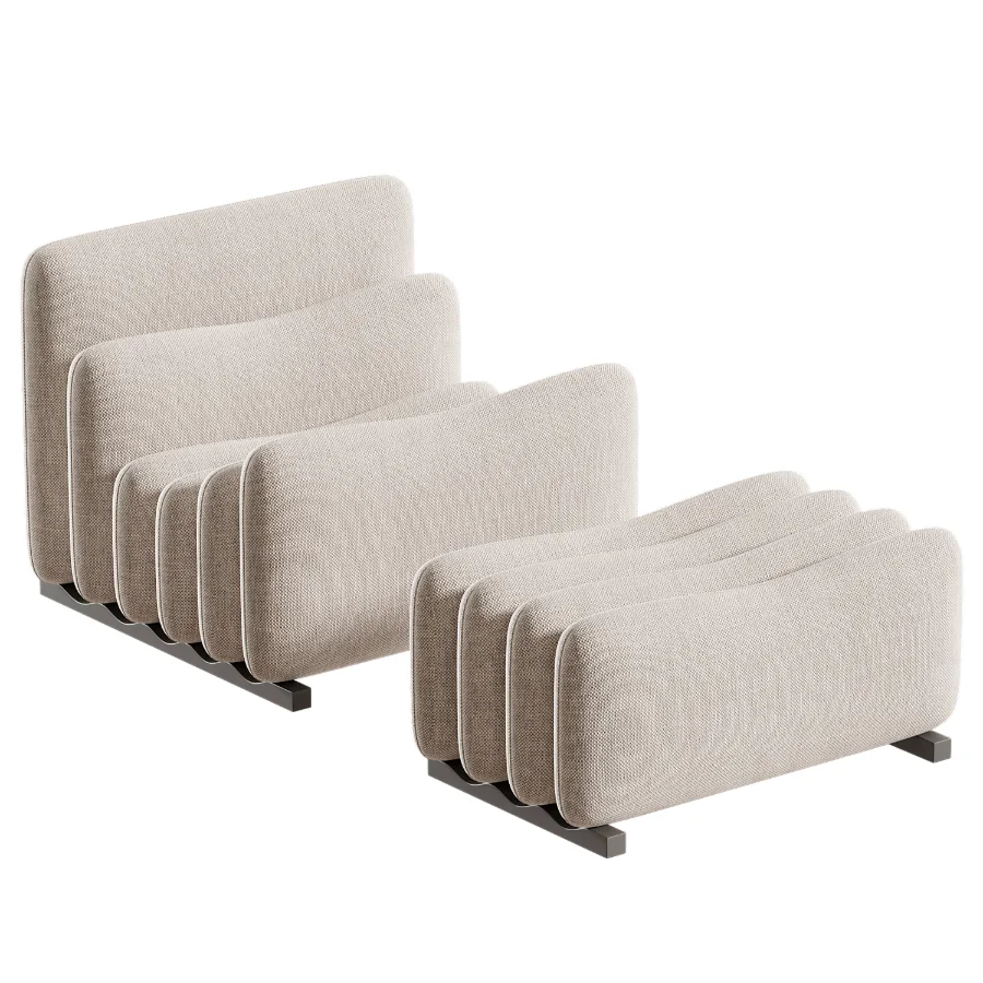 Additional System Armchair with Footstool - Image 1