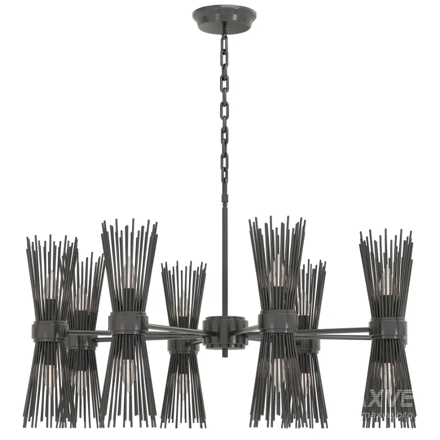 Skyla Brass Chandelier - Image 6