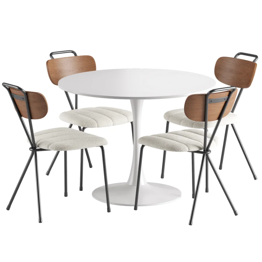 Berry Chair Tulip Table - Image 5