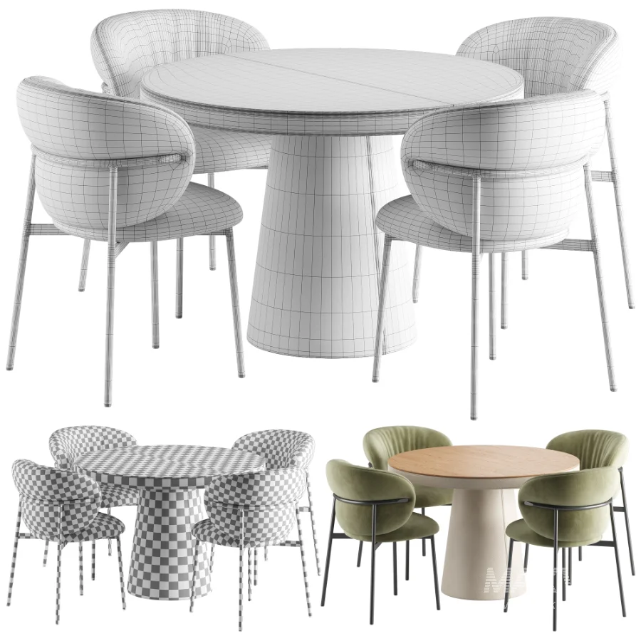 Rutte Flow Chair Lagen Dining Table - Image 7