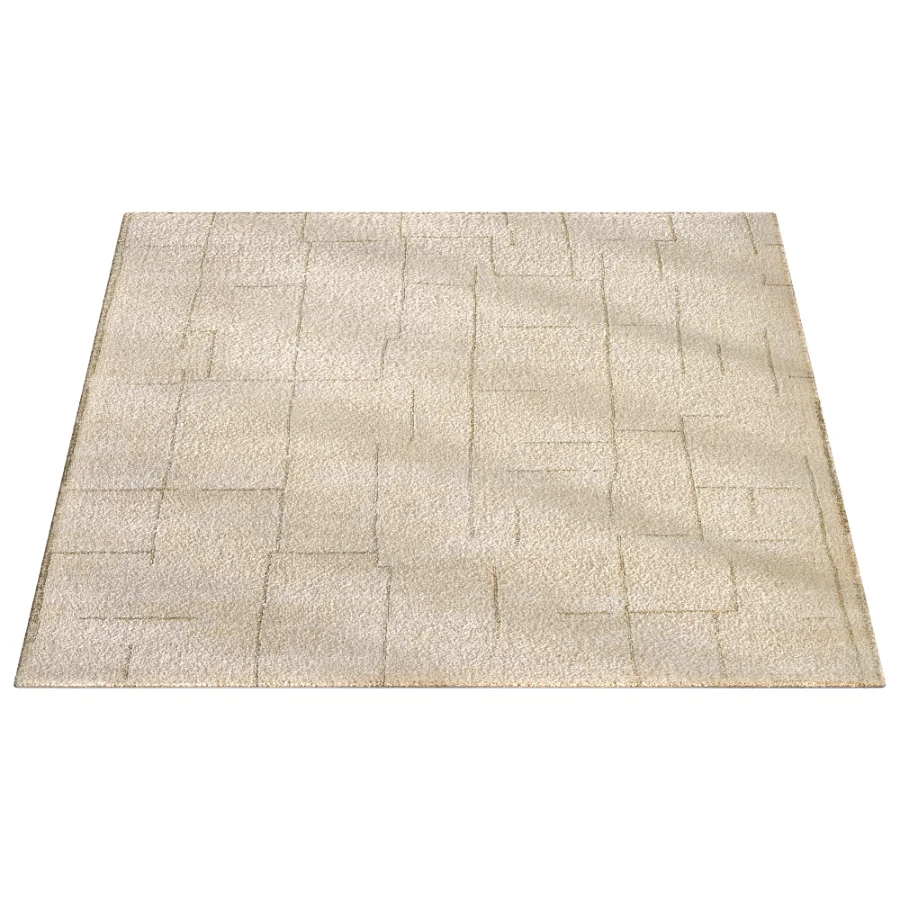 Oran Wool Silk Rug - Image 5