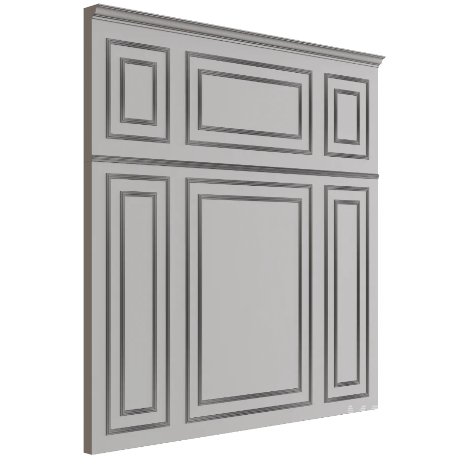 Wall Moulding Panel 01 - Image 7