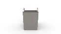 Modern Weave Tall Handle Basket - Thumbnail 1
