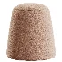 Pouf Curly Velour Terracotta - Thumbnail 5