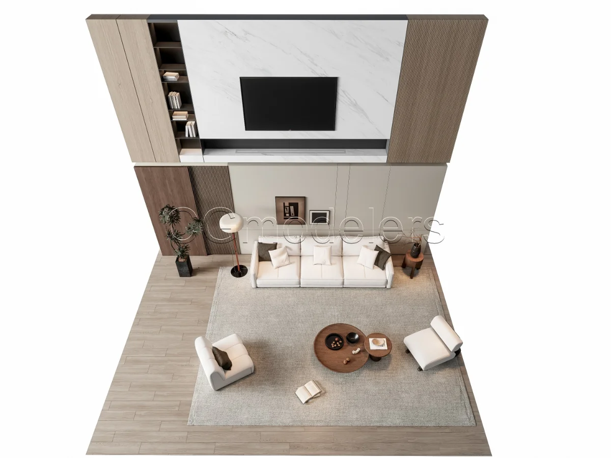 MODERN LUXURY LIVING ROOM SET 8 - Image 16