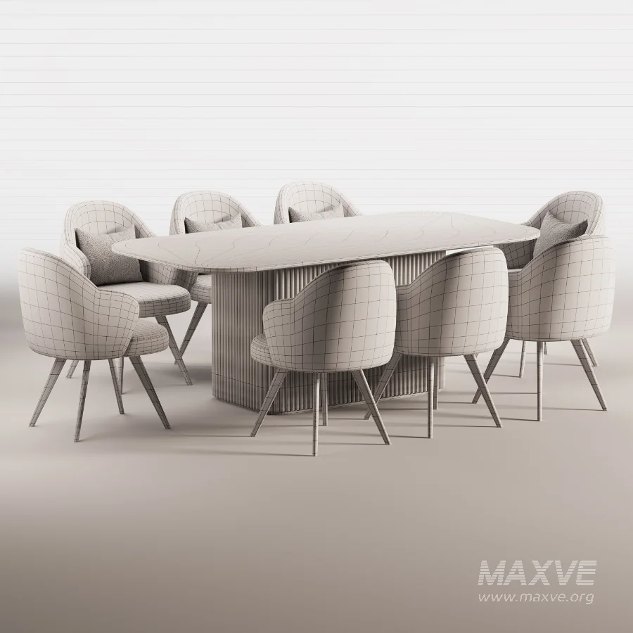 LESLIE ARMCHAIR and Dining Table - Image 4