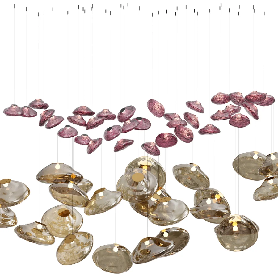 Random Glass Pendant Light By Pinlighting - Image 6