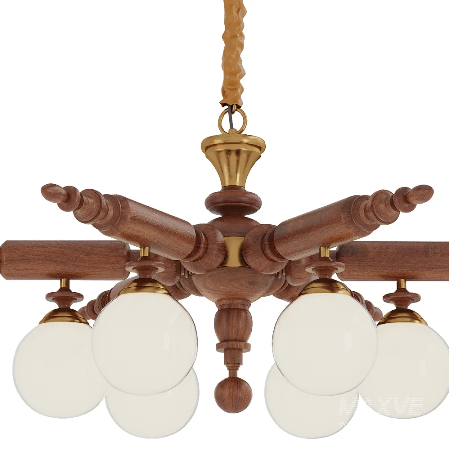 Modern Rotating Stick Chandelier - Image 3