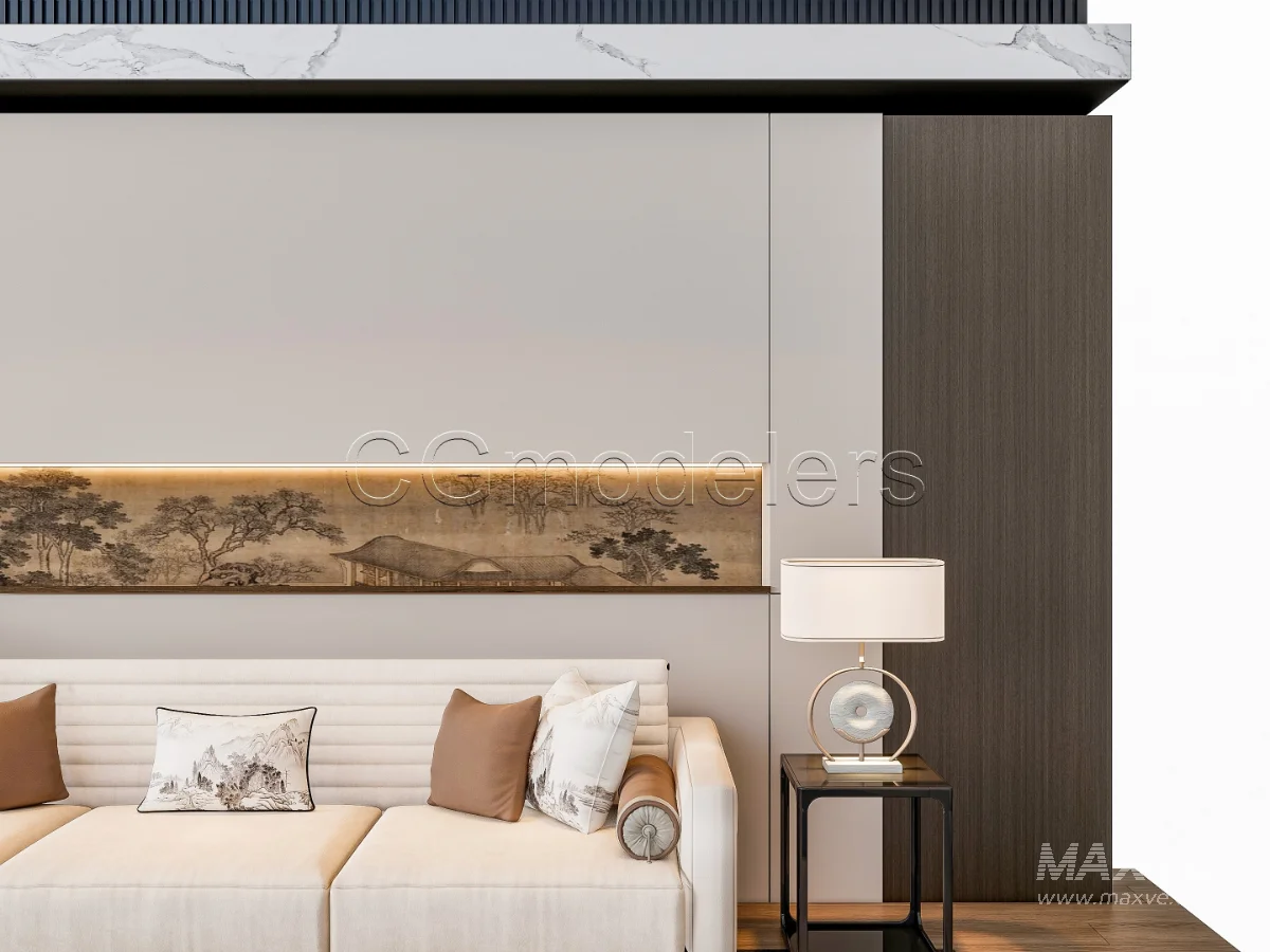 MODERN LUXURY LIVING ROOM SET 3 - Image 17