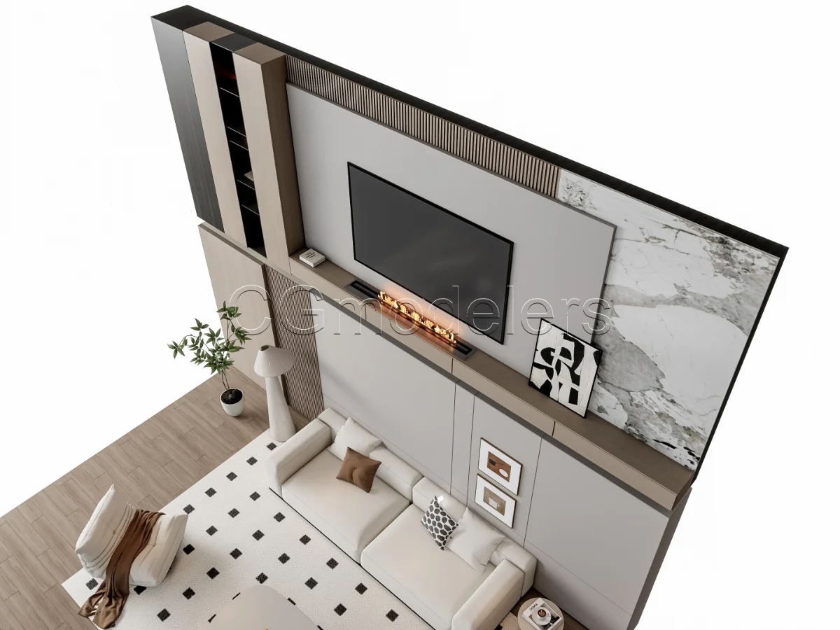 MODERN LUXURY LIVING ROOM SET 17 - Image 1