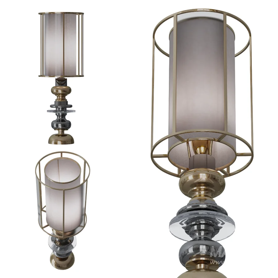Sigma L2 CL2088 Gold Majolica Table Lamp - Image 1