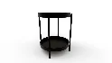 Tier Round Storage Side Table End Table - Thumbnail 2
