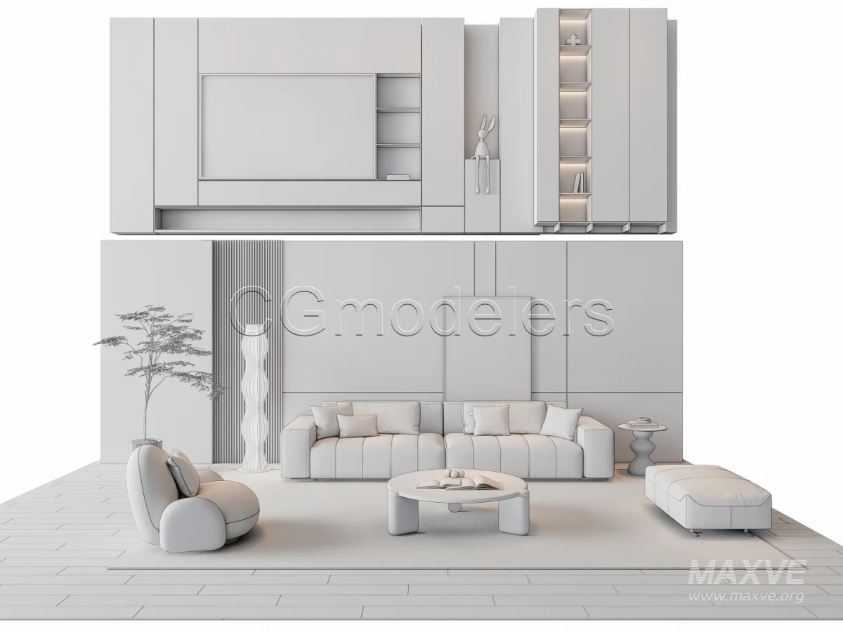 MODERN LUXURY LIVING ROOM SET 15 - Image 6