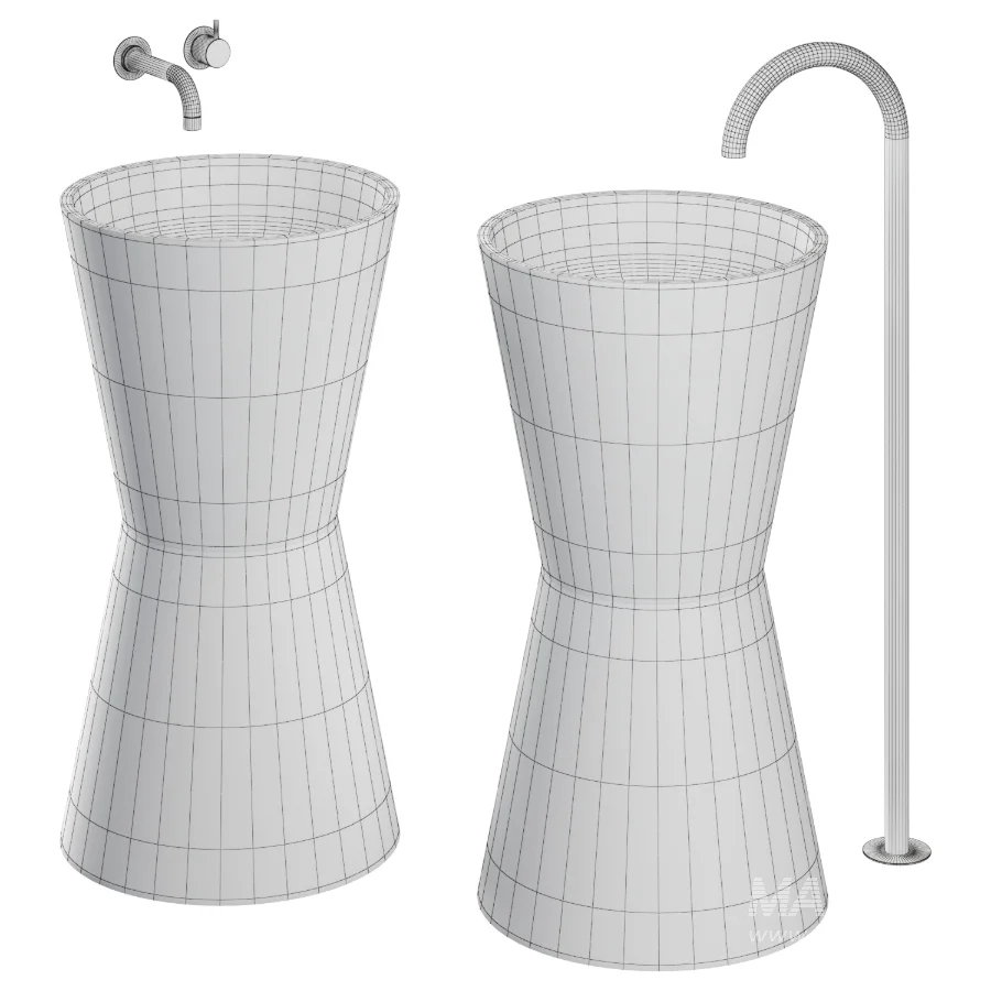 Freestanding Clay Basins FB II | Studio LOHO - Image 6