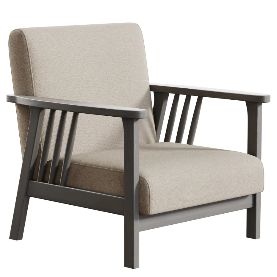 Modern Simple Style Arm Chair - Image 2