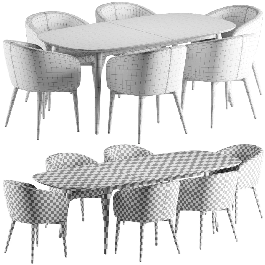 Torino Chair Fjord Dining Table - Image 7