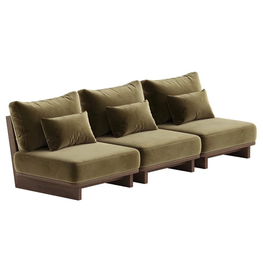 Daphne Outdoor Armless Sofa - Image 3