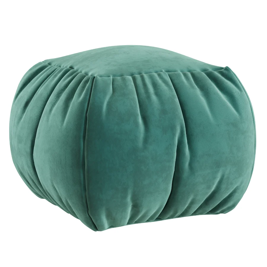 Velvet Pouf - Image 3