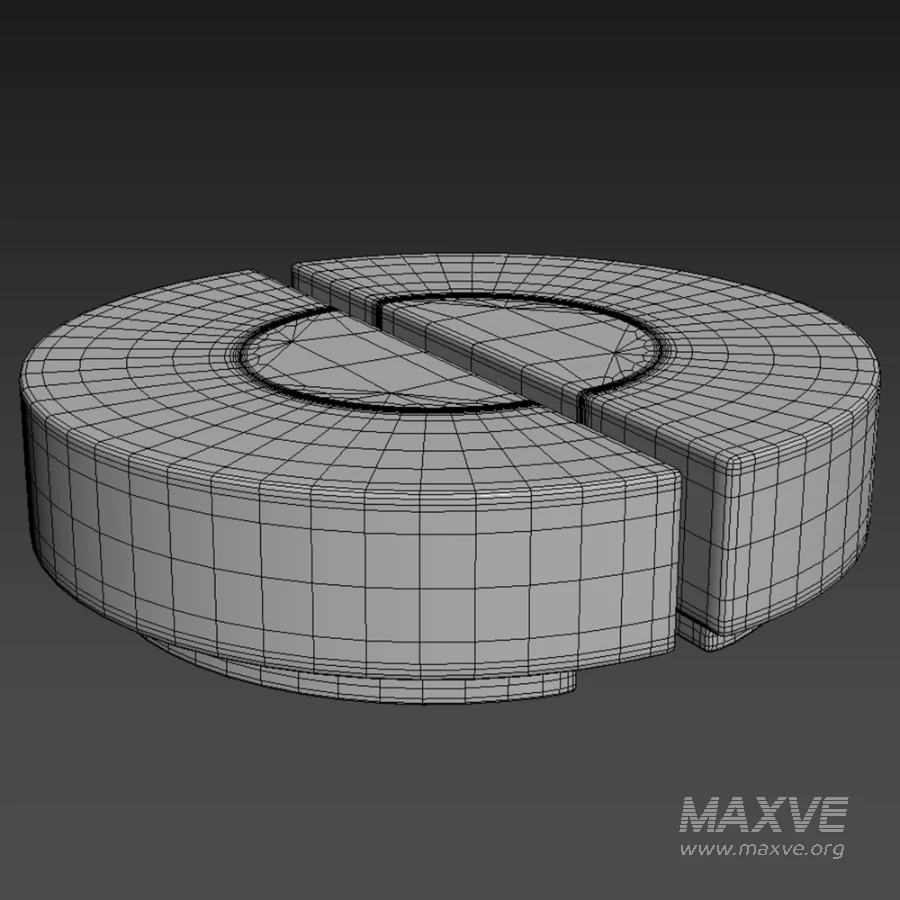 Baci Round Travertine and Shell Onyx Coffee Table By Marbera - Image 3