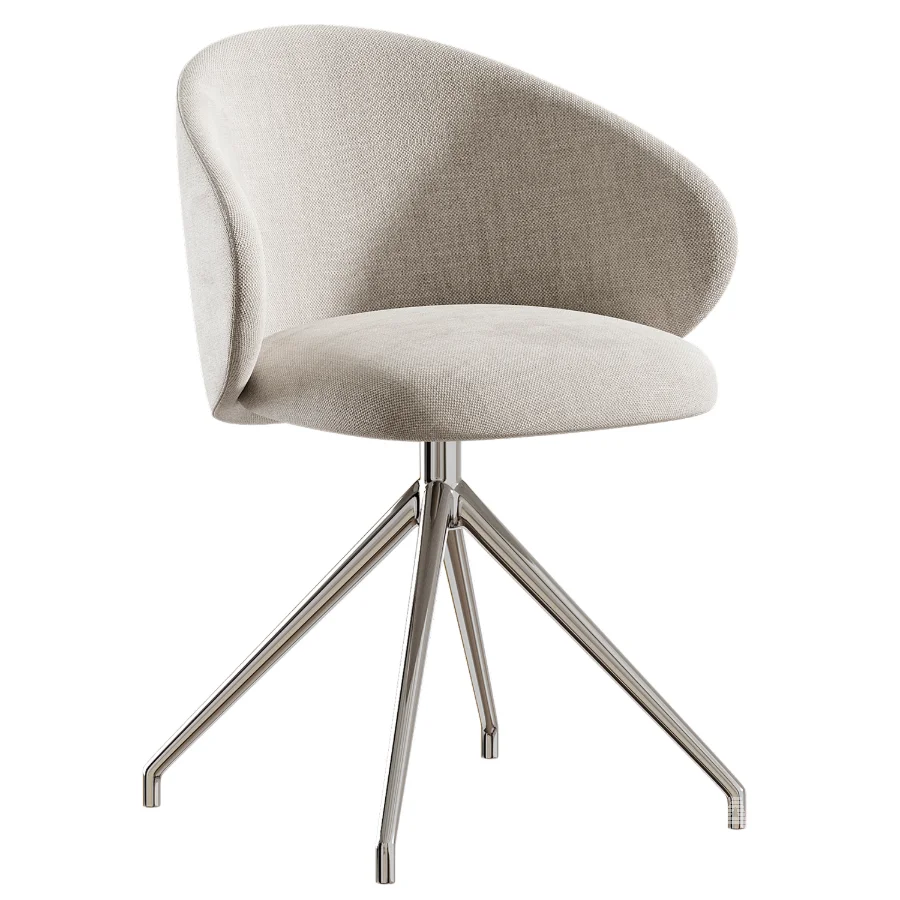 Tuka Upholstered Swivel Chair - Image 3