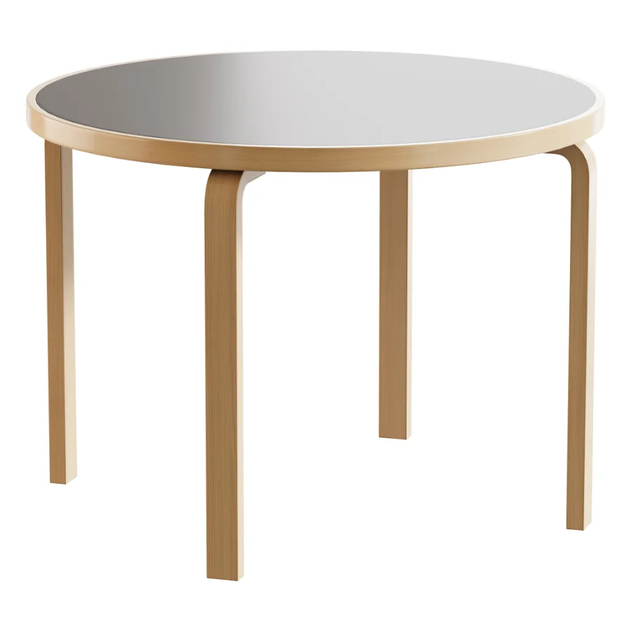 Artek Alvar Aalto Round Table 90A - Image 2