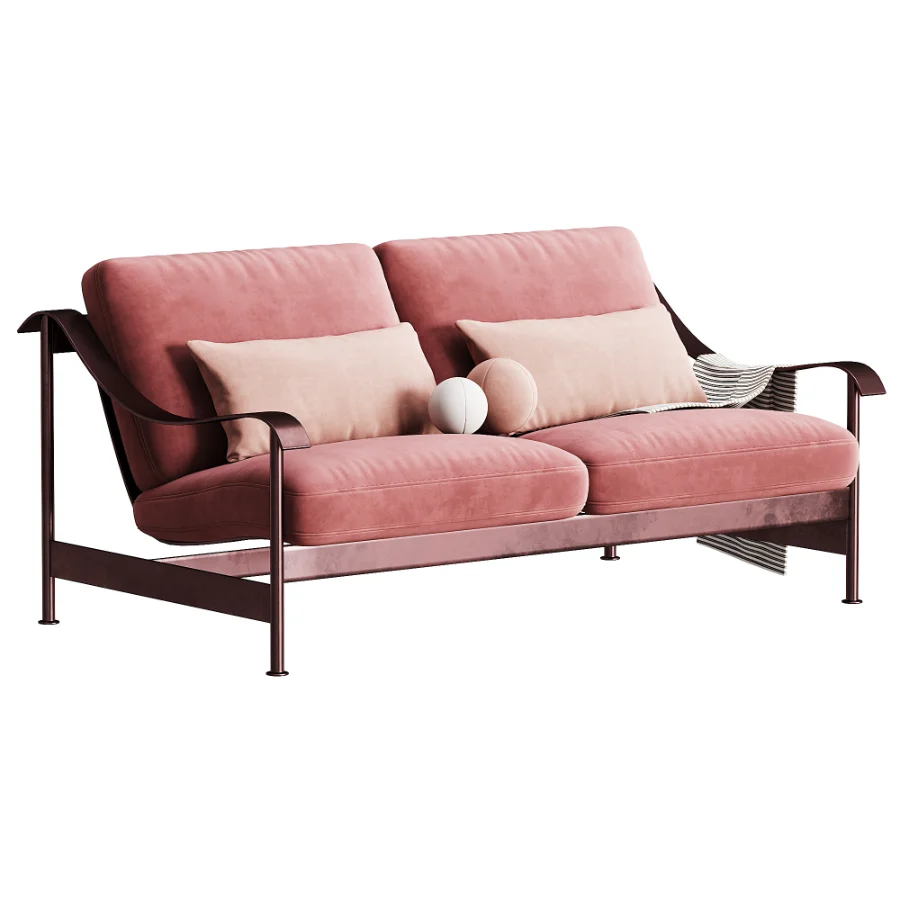Outdoor Sandy Three Seater Sofa 02 - Image 2