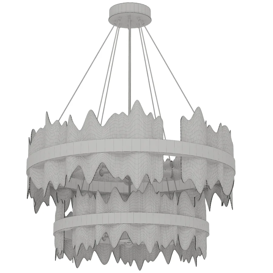 Verda Modern Circular Chandelier - Image 2