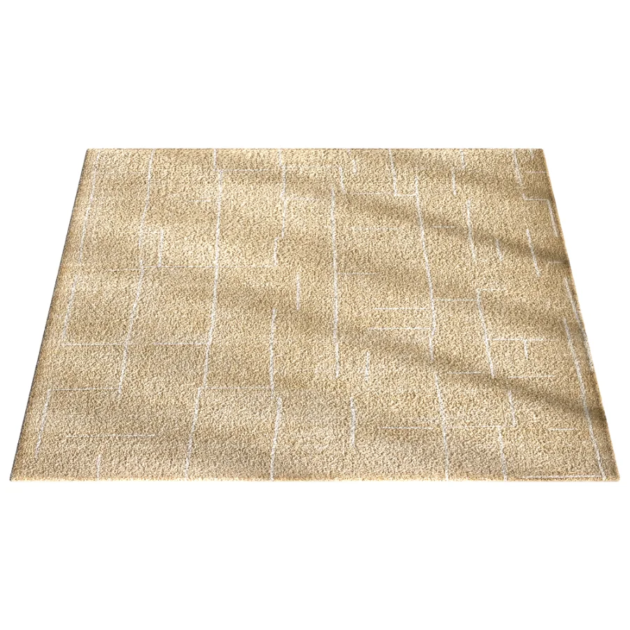 Oran Wool Silk Rug - Image 4