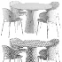Bassi Chair Lagen Table - Thumbnail 7