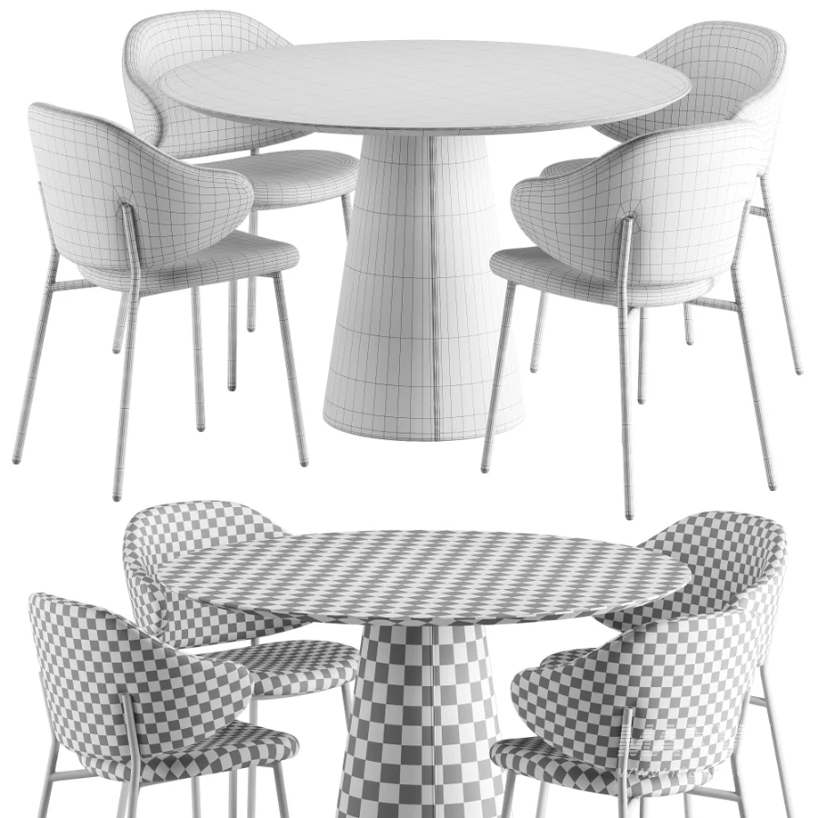 Bassi Chair Lagen Table - Image 7