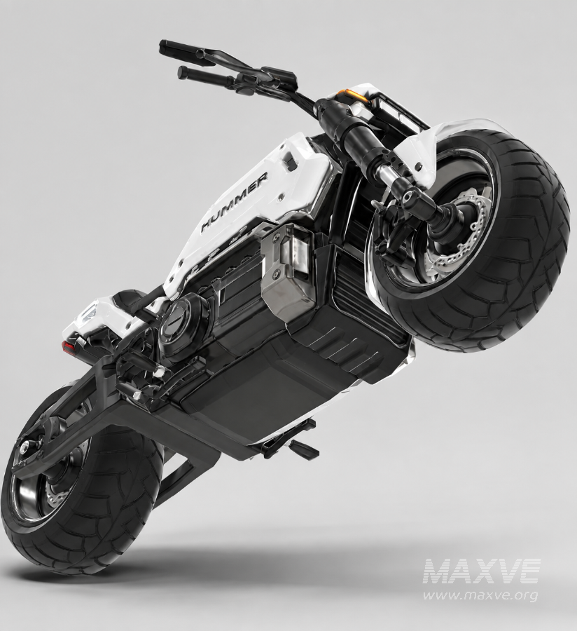 Futuristic Heavy-Duty Electric Motorcycle - Image 10