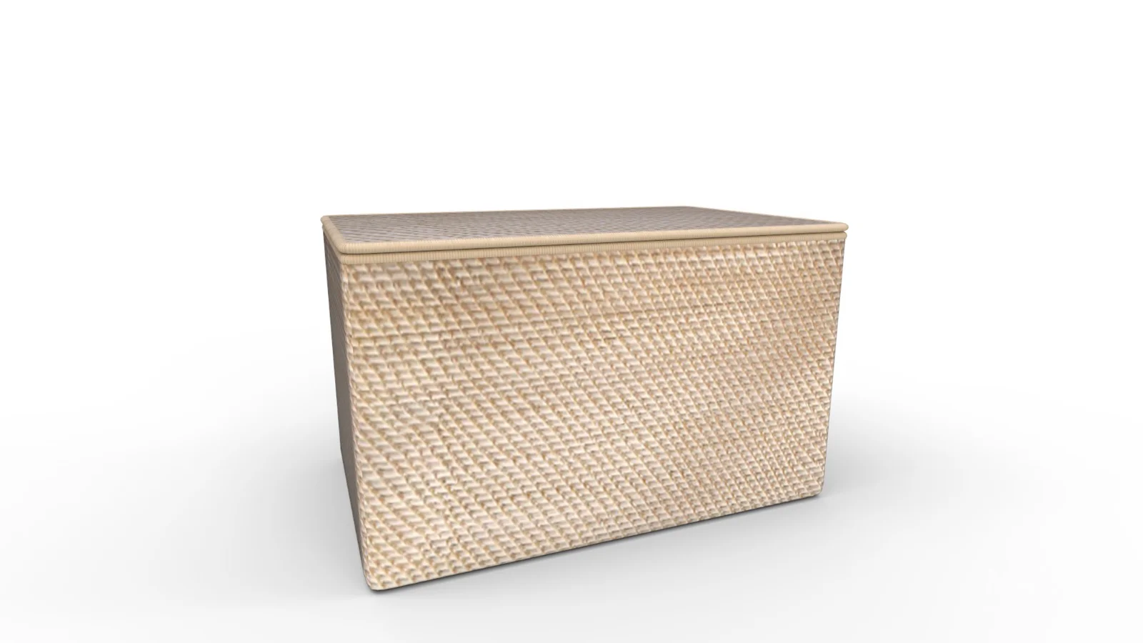 Modern Weave Lidded Storage Basket - Image 7