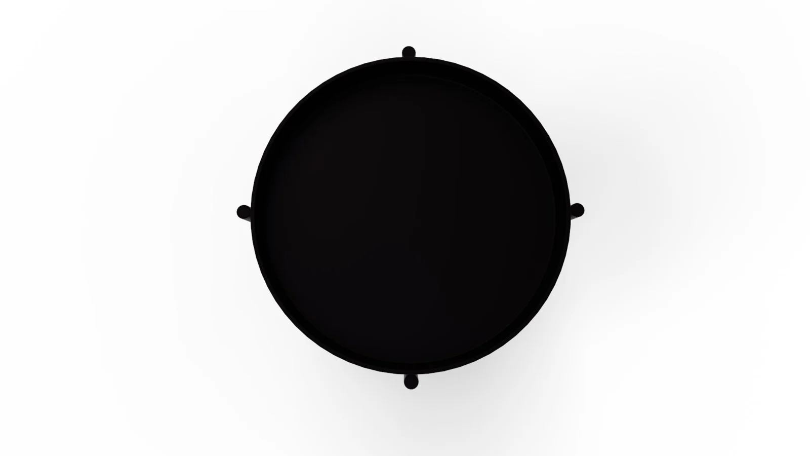 Tier Round Storage Side Table End Table - Image 7