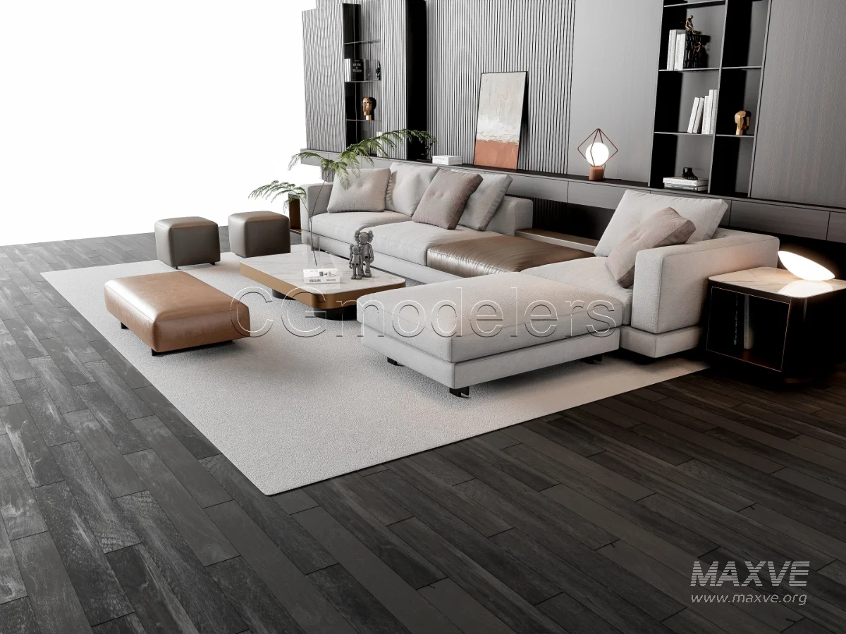 MODERN LUXURY LIVING ROOM SET 16 - Image 17