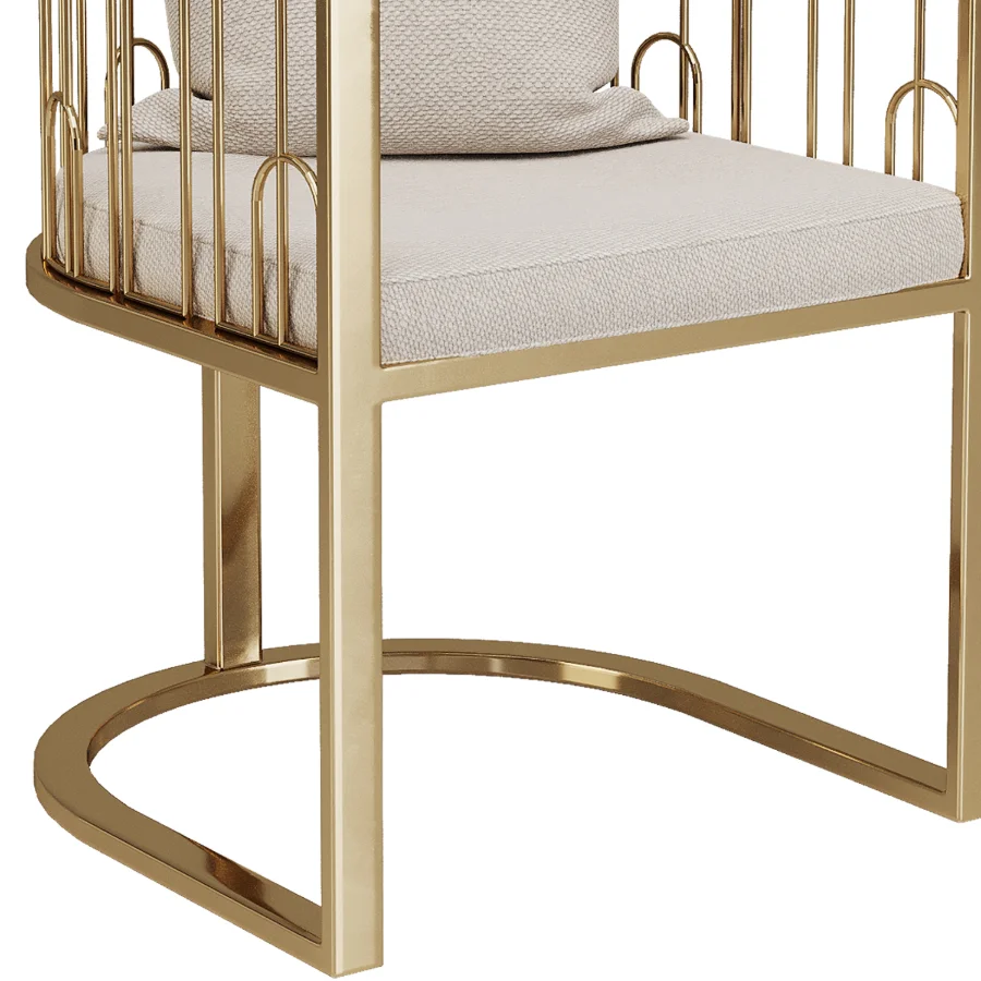 Contemporary Waterfall Dining Chair - Image 4