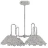 Brass Ruffled Flower Chandelier - Thumbnail 4