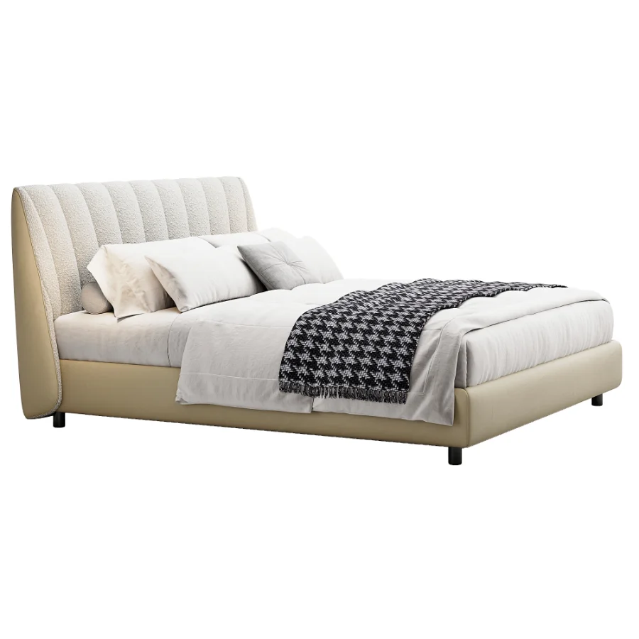 Scandinavian double bed 16 - Image 3