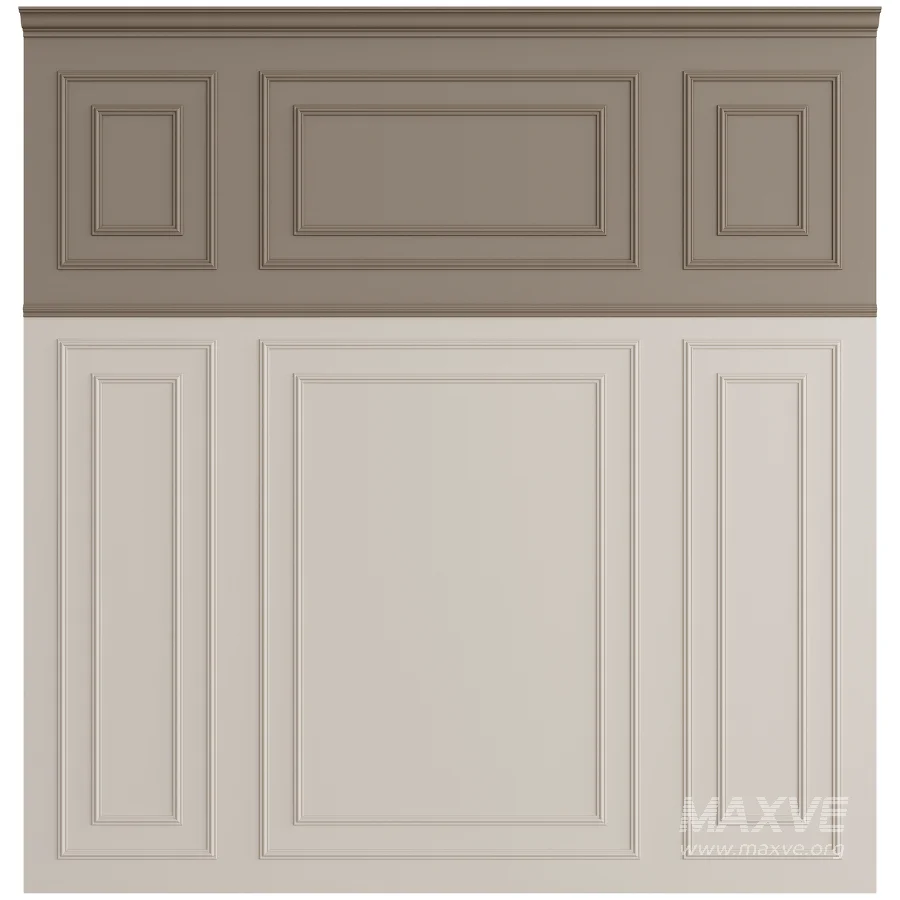 Wall Moulding Panel 01 - Image 4