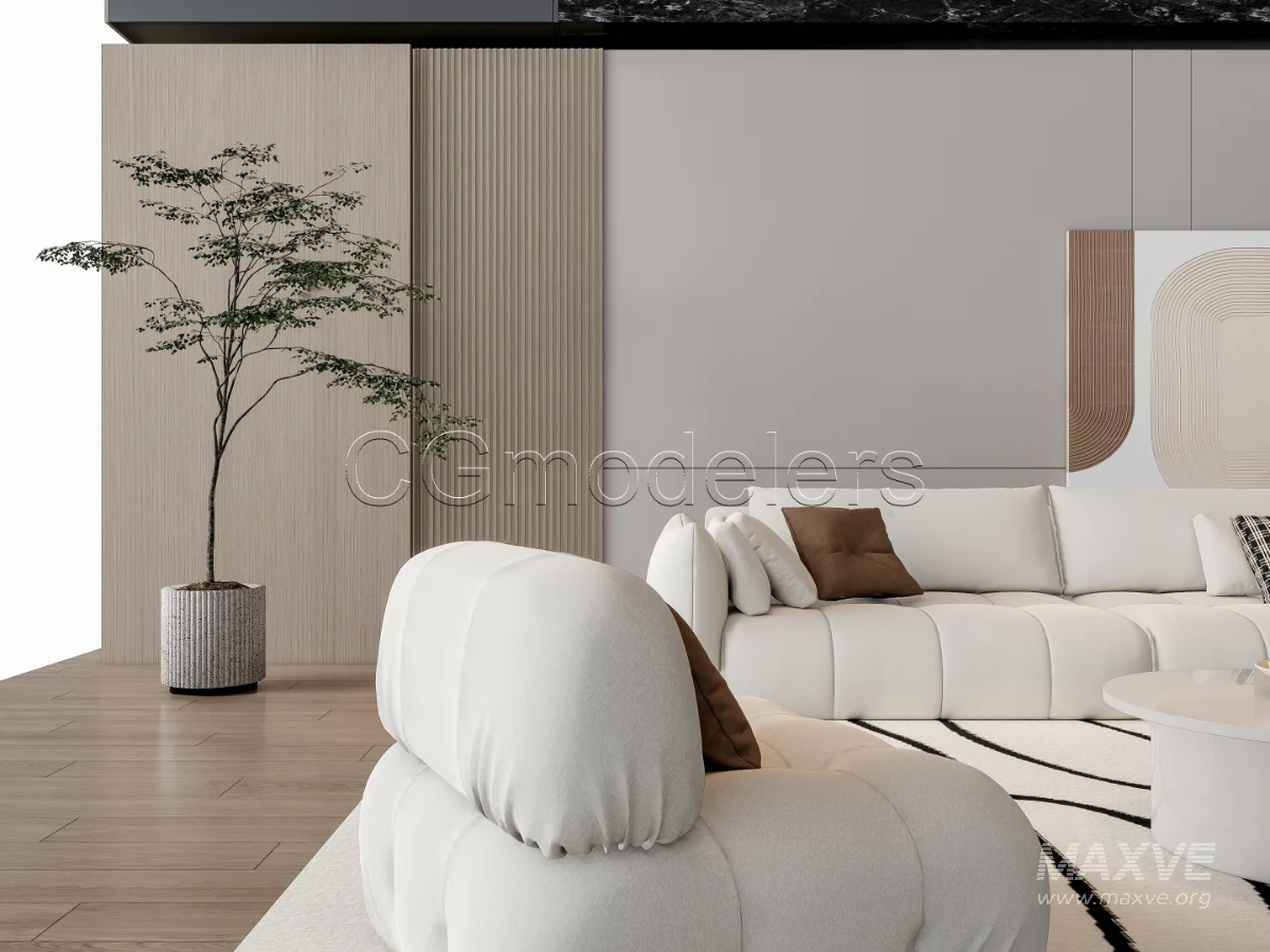 MODERN LUXURY LIVING ROOM SET 20 - Image 16