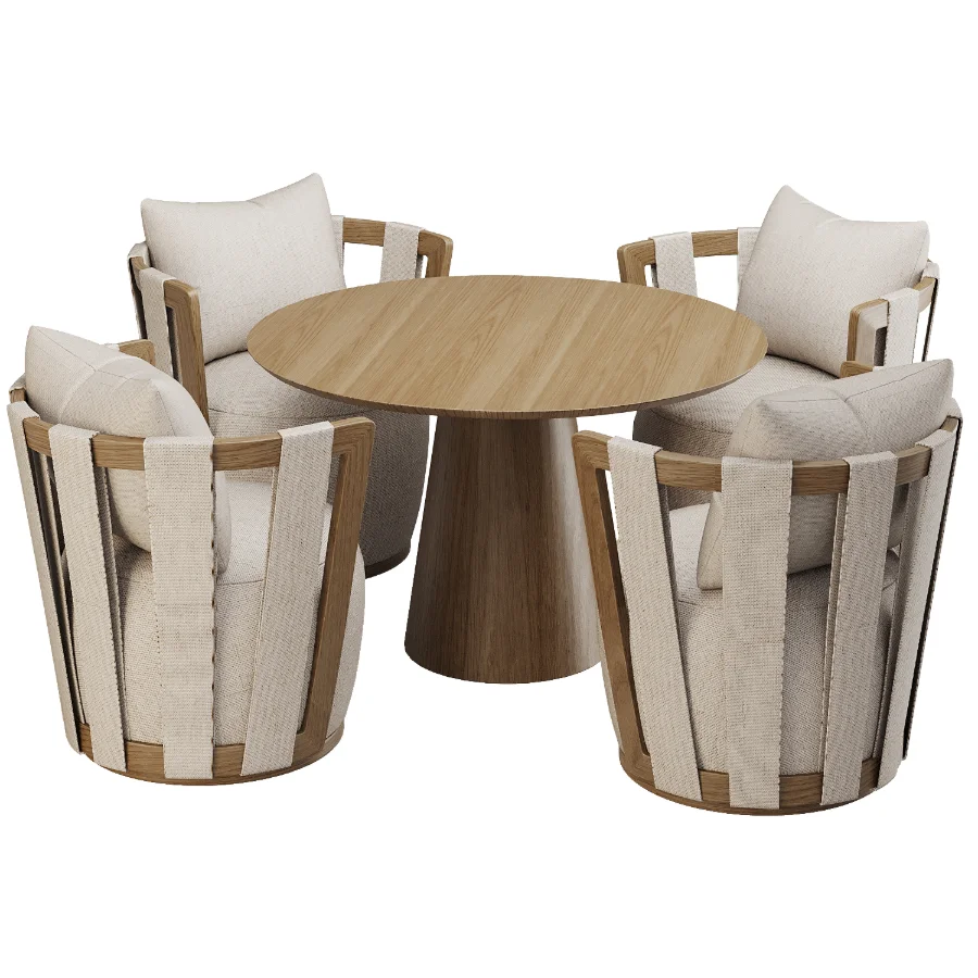 Dinning chair and table377 - Image 1