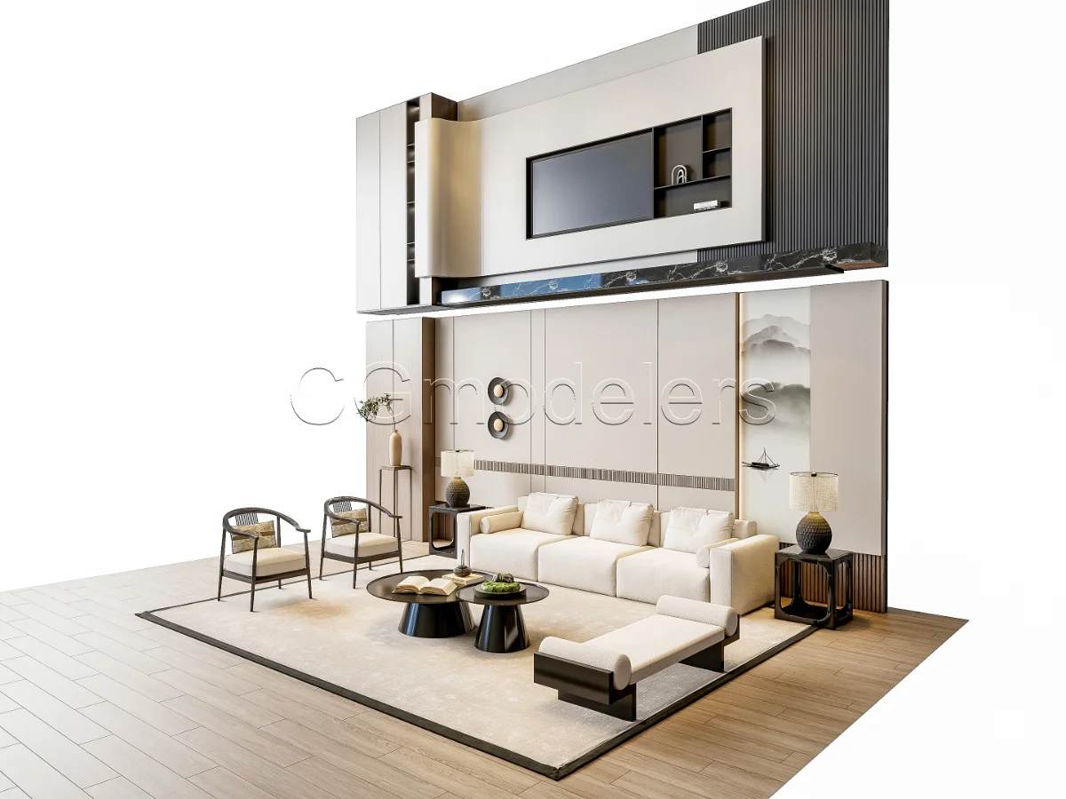 MODERN LUXURY LIVING ROOM SET 1 - Image 16