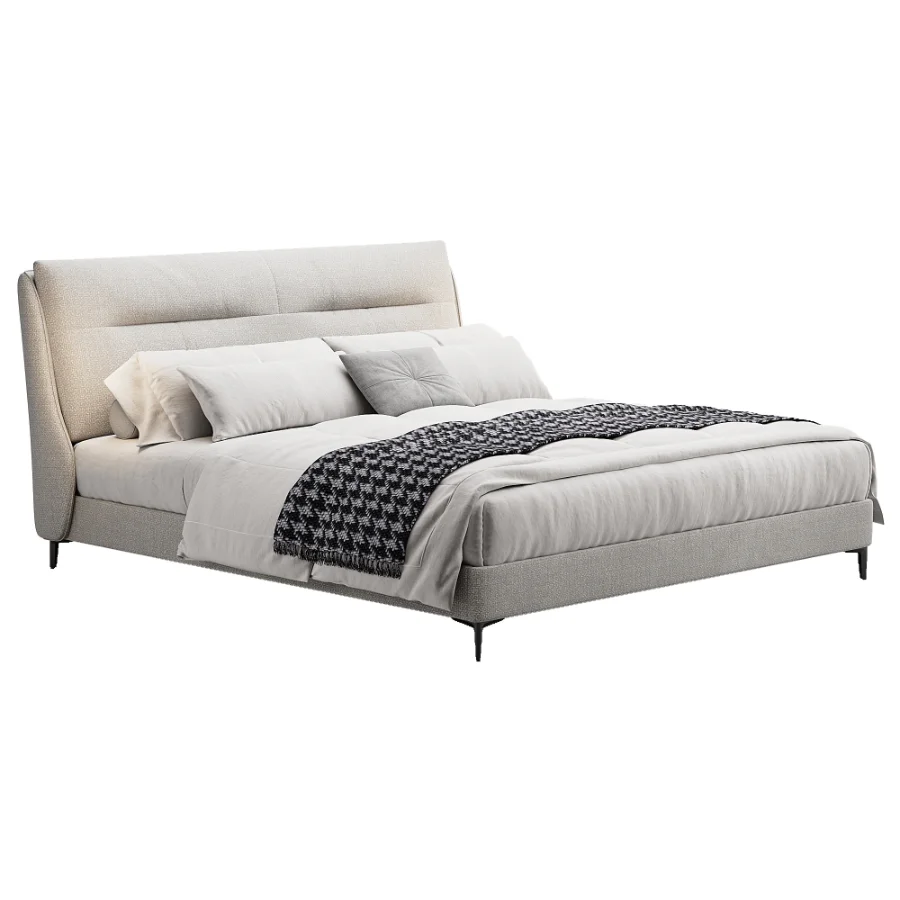 Scandinavian double bed 12 - Image 1