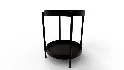 Tier Round Storage Side Table End Table - Thumbnail 6