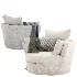 Molly swivel armchair - Thumbnail 2