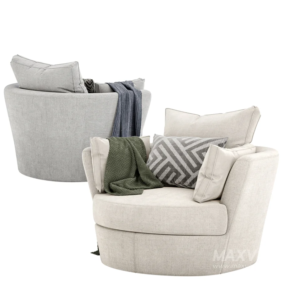 Molly swivel armchair - Image 2
